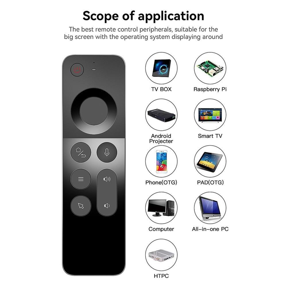 W3 2.4G Wireless Air Mouse Gyroscope IR Learning Two-sided Wireless Mini Keyboard Mouse Voice TV Remote for Android Mac OS Linux