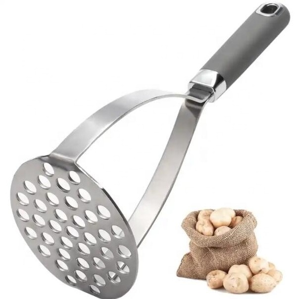 Masher Press Kitchen Tool Good Grip Hand Stainless Steel Fruit Vegetable Meat Potato Ricer Mashers