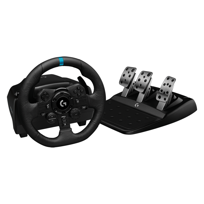 The best force feedback racing steering wheel pc gaming, Logitech G923 driving racing simulator wheel for xbox, ps4, pc