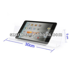 Clear Plexiglass Acrylic Slat Wall Ipad Display Holder