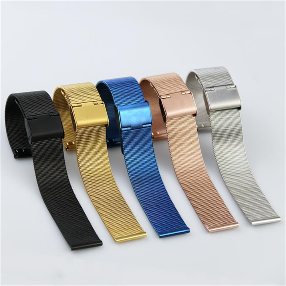 18mm 20mm 22mm Quick Release Milanese Metal Mesh Band Stainless Steel Watch Strap Replacement Bracelet for DW Watch