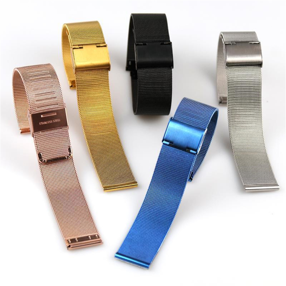 18mm 20mm 22mm Quick Release Milanese Metal Mesh Band Stainless Steel Watch Strap Replacement Bracelet for DW Watch