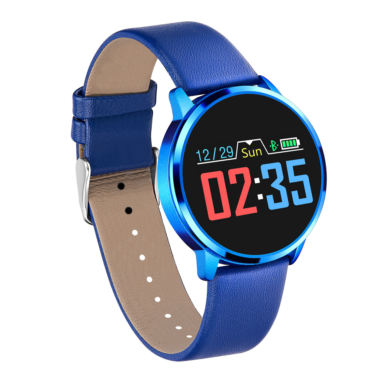 High Quality Q8 Smart Watch IP67 Waterproof All-Day Heart Rate Blood Pressure Monitoring Female Physiological Cycle Reminder