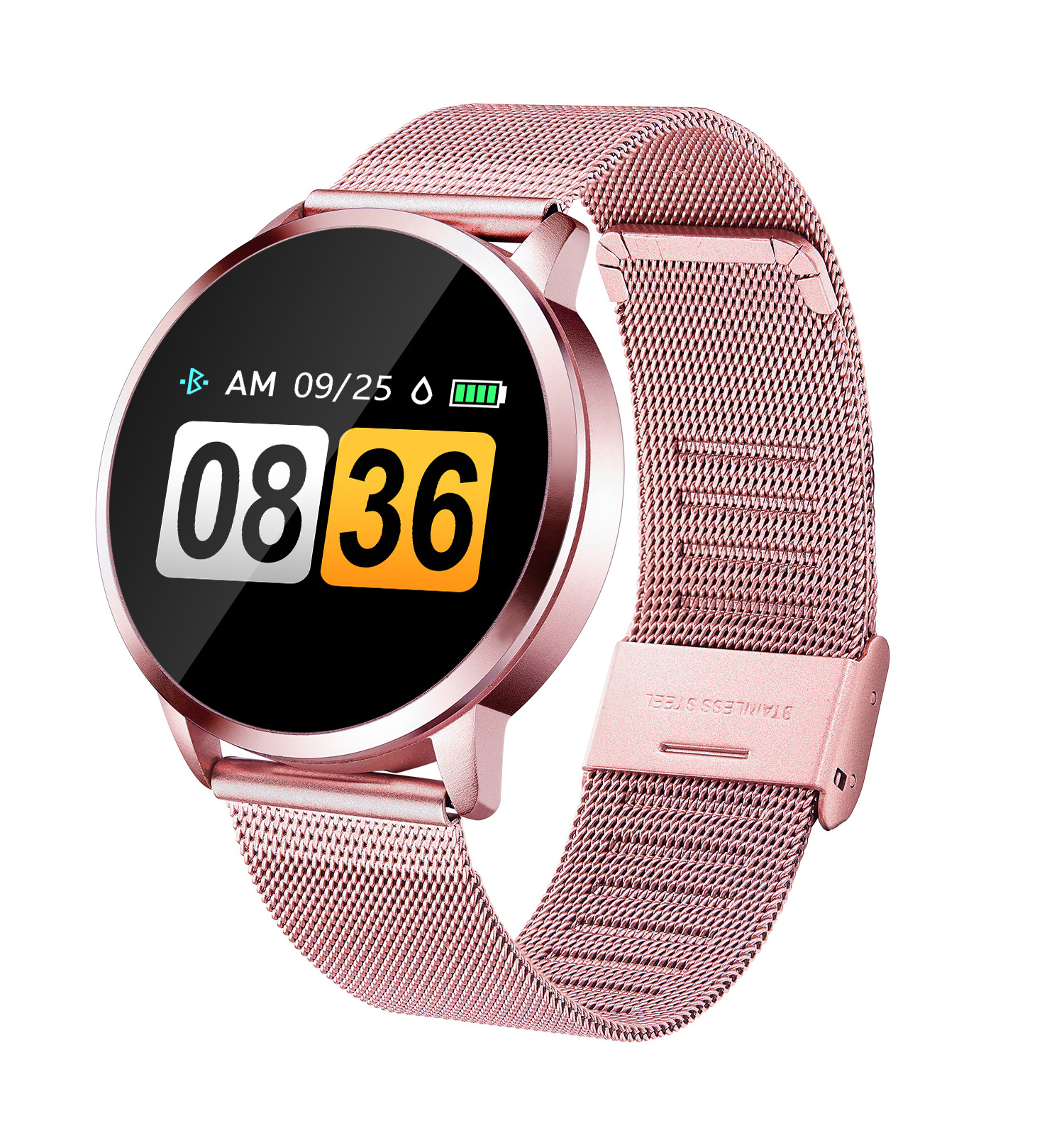 High Quality Q8 Smart Watch IP67 Waterproof All-Day Heart Rate Blood Pressure Monitoring Female Physiological Cycle Reminder