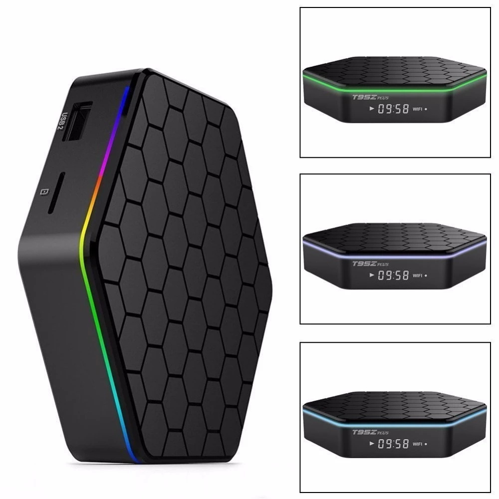 Asher High Quality T95Z Plus Smart Tv Box Amlogic Octa Core 3GB 32GB 2.4G/5G Wifi Android S912 Tv Box T95