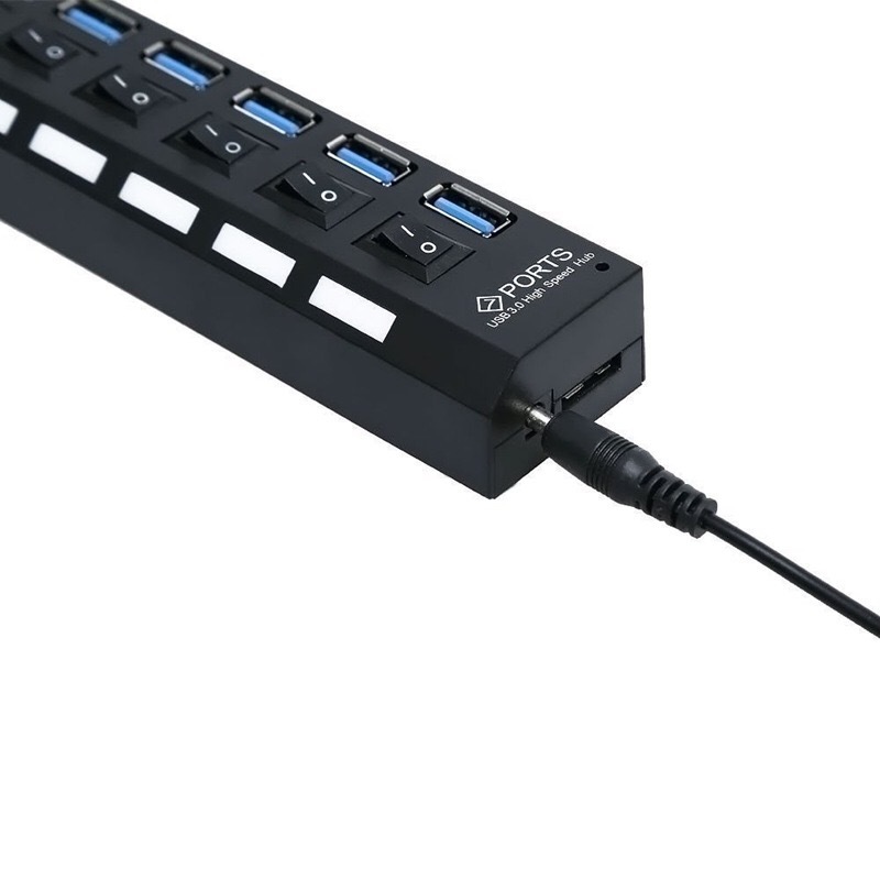 Asher Best Seller 7 Port 4 Port AC Power Adapter Optional USB Hub 4 Port 3.0 with External Power