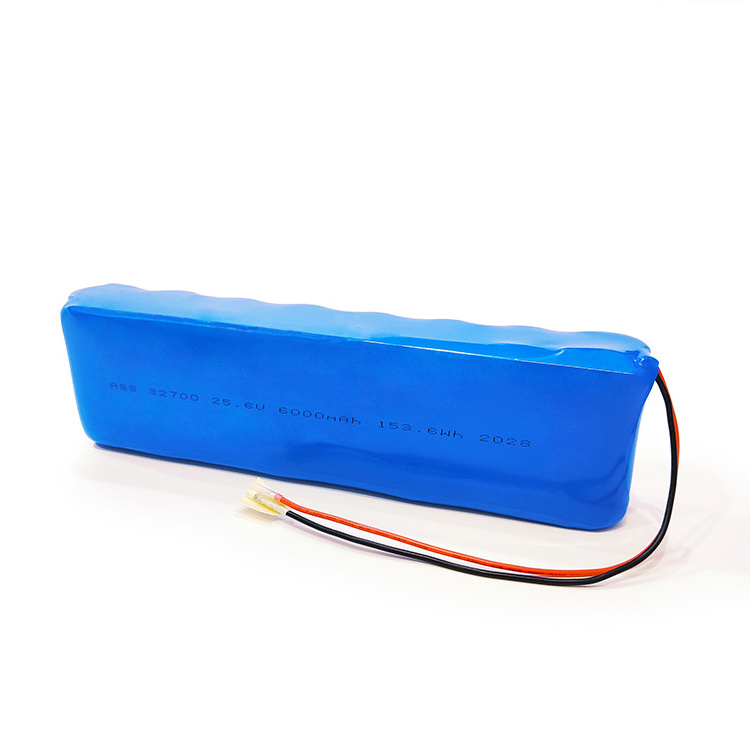 Custom 24 volt lithium iron phosphate battery pack 25.6v 32700 8S1p 6ah 24v 6000mah lifepo4 battery pack