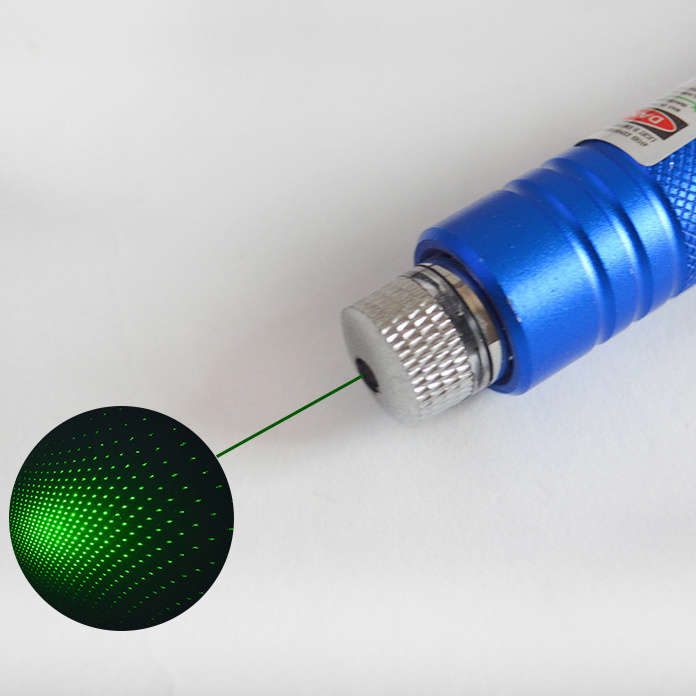 Adjustable Focus Green Laser Pointer Pen Interactive Puzzle Cat Laser Toy Pen