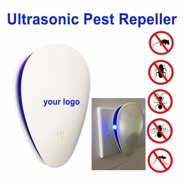 Effectively Ultrasonic pest mosquito mouse repeller with led breathing night light