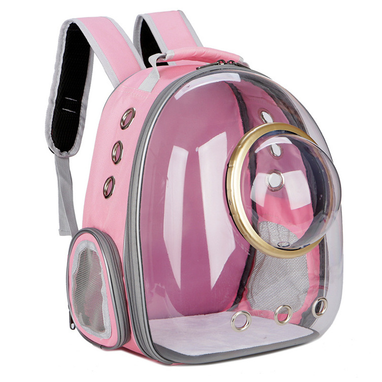 2022 New Pet Cat Carrier Transparent Space Capsule Pet Backpack