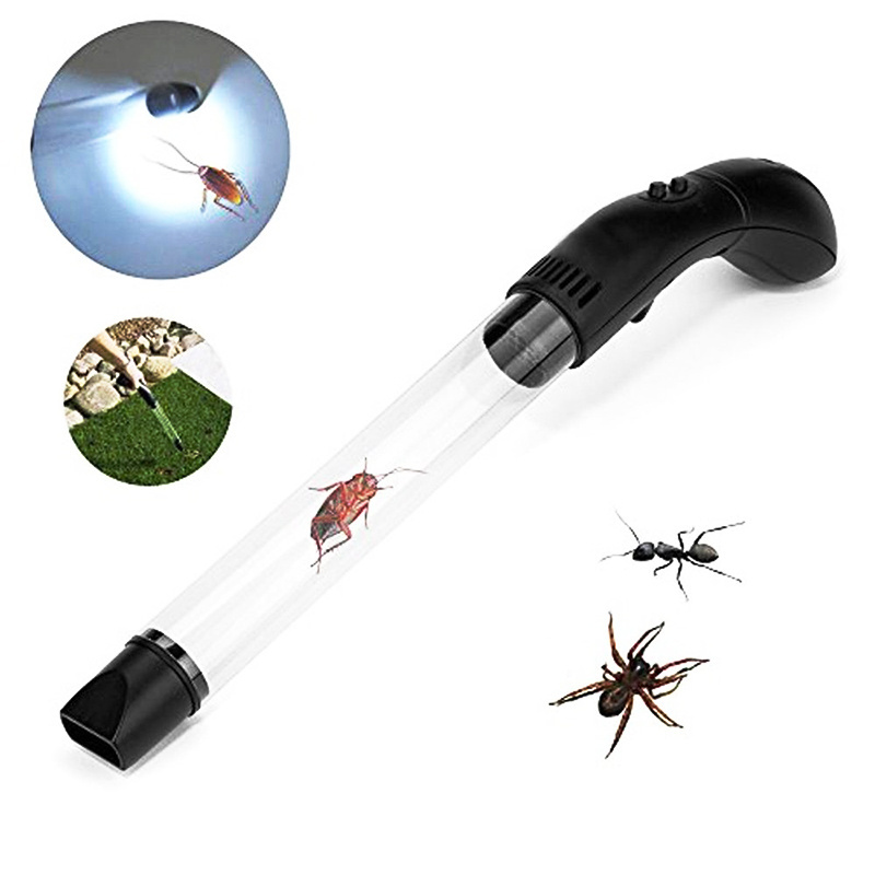 Powerful Handheld Vacuum Bug Insect Spider Catcher Eco-Friendly Catch with LED Flashlight Catcher