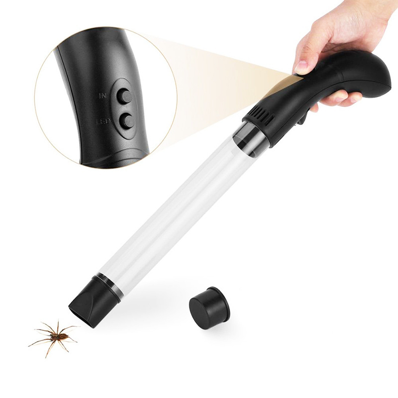 Powerful Handheld Vacuum Bug Insect Spider Catcher Eco-Friendly Catch with LED Flashlight Catcher