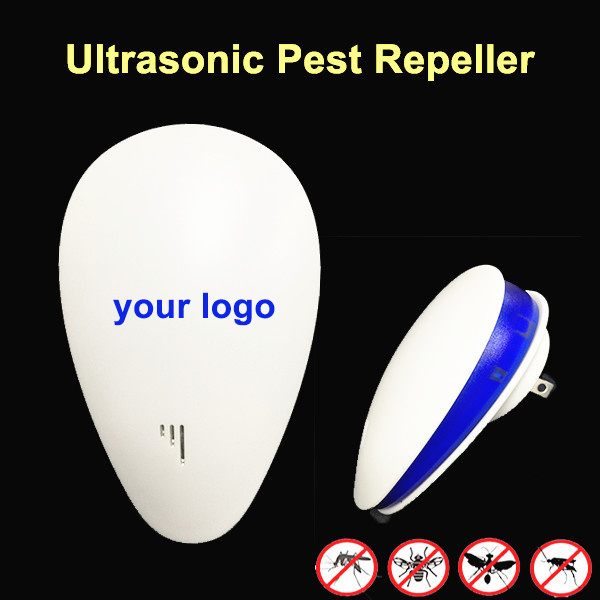 Effectively Ultrasonic pest mosquito mouse repeller with led breathing night light