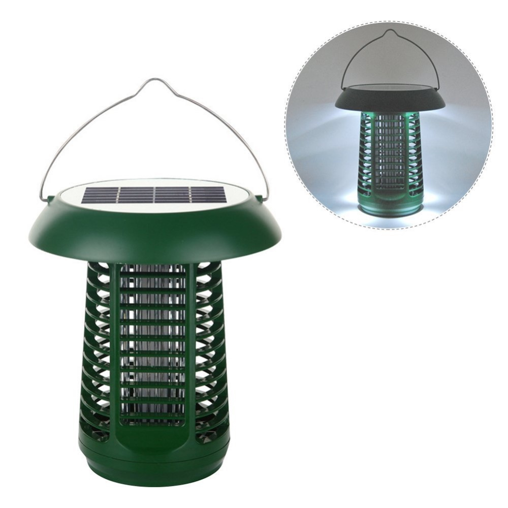 high voltage Solar mosquito repeller lamp killer bug zapper mosquito trap