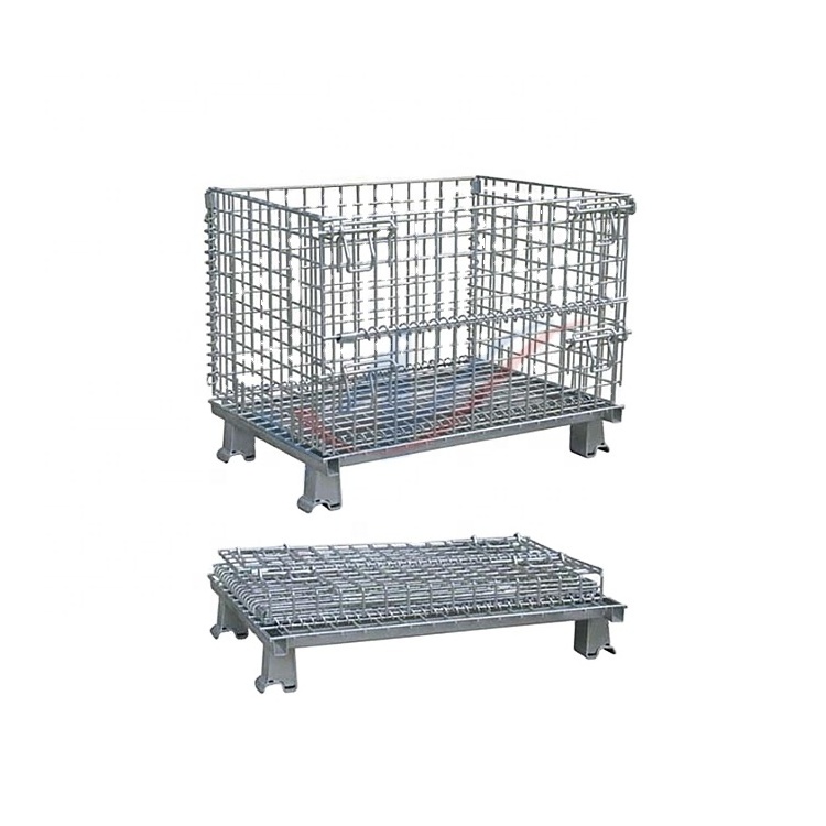 heavy duty storage steel pallet crate for warehouse