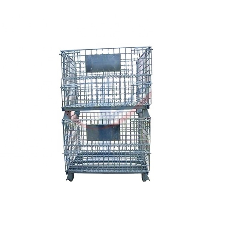 heavy duty storage steel pallet crate for warehouse