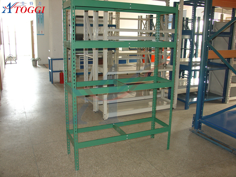 steel slotted angle storage racks boltless rivet shelving