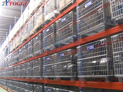 heavy duty storage steel pallet crate for warehouse