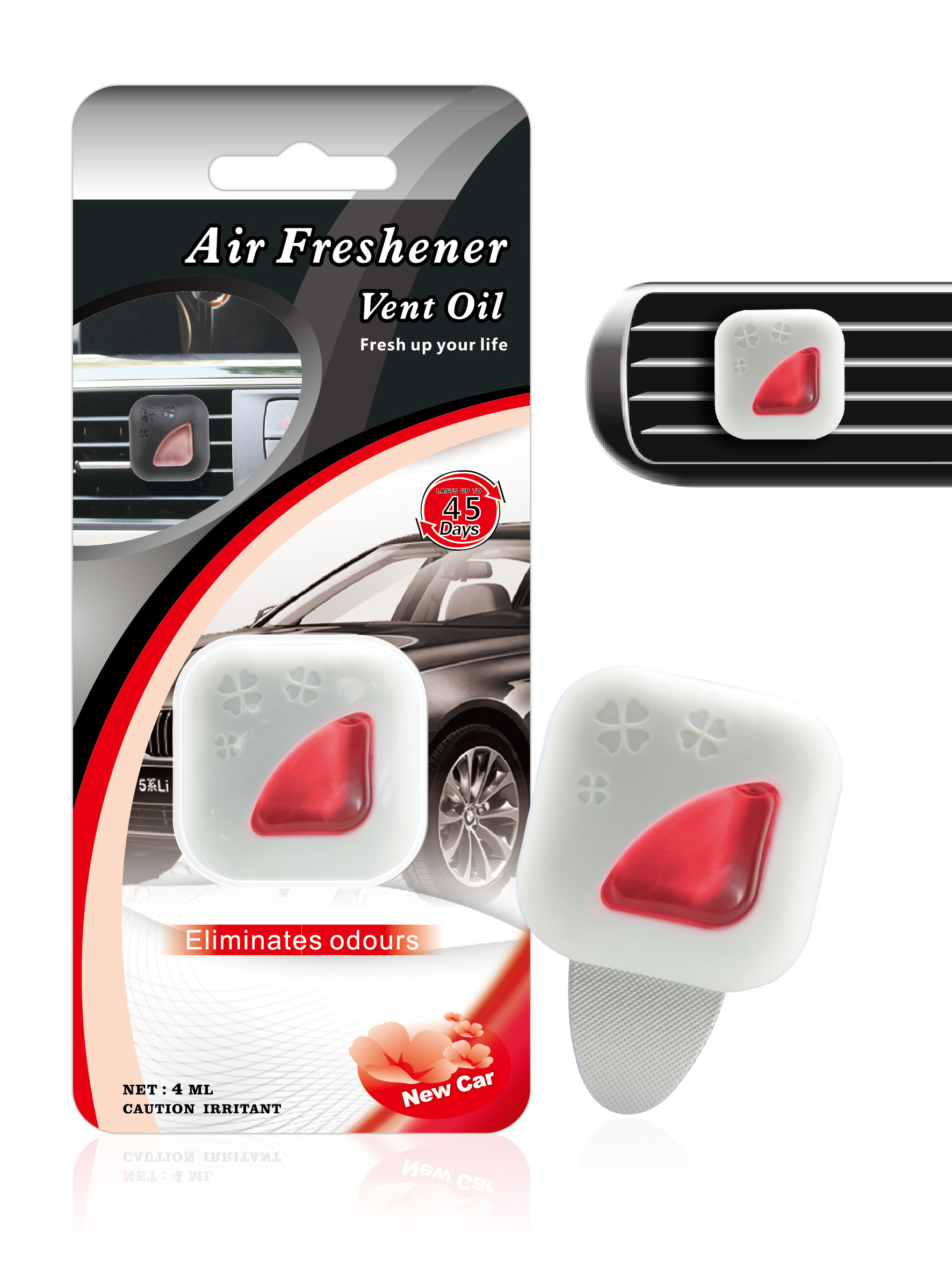 Air freshener car  Vent Clip Custom Oil Absorbent Diffuser Perfume air freshener car