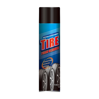 Tyre Foam Cleaner Spray Car Care Products 650Ml Tire Shine Liquid Polish Veslee Tire Foam Cleaner