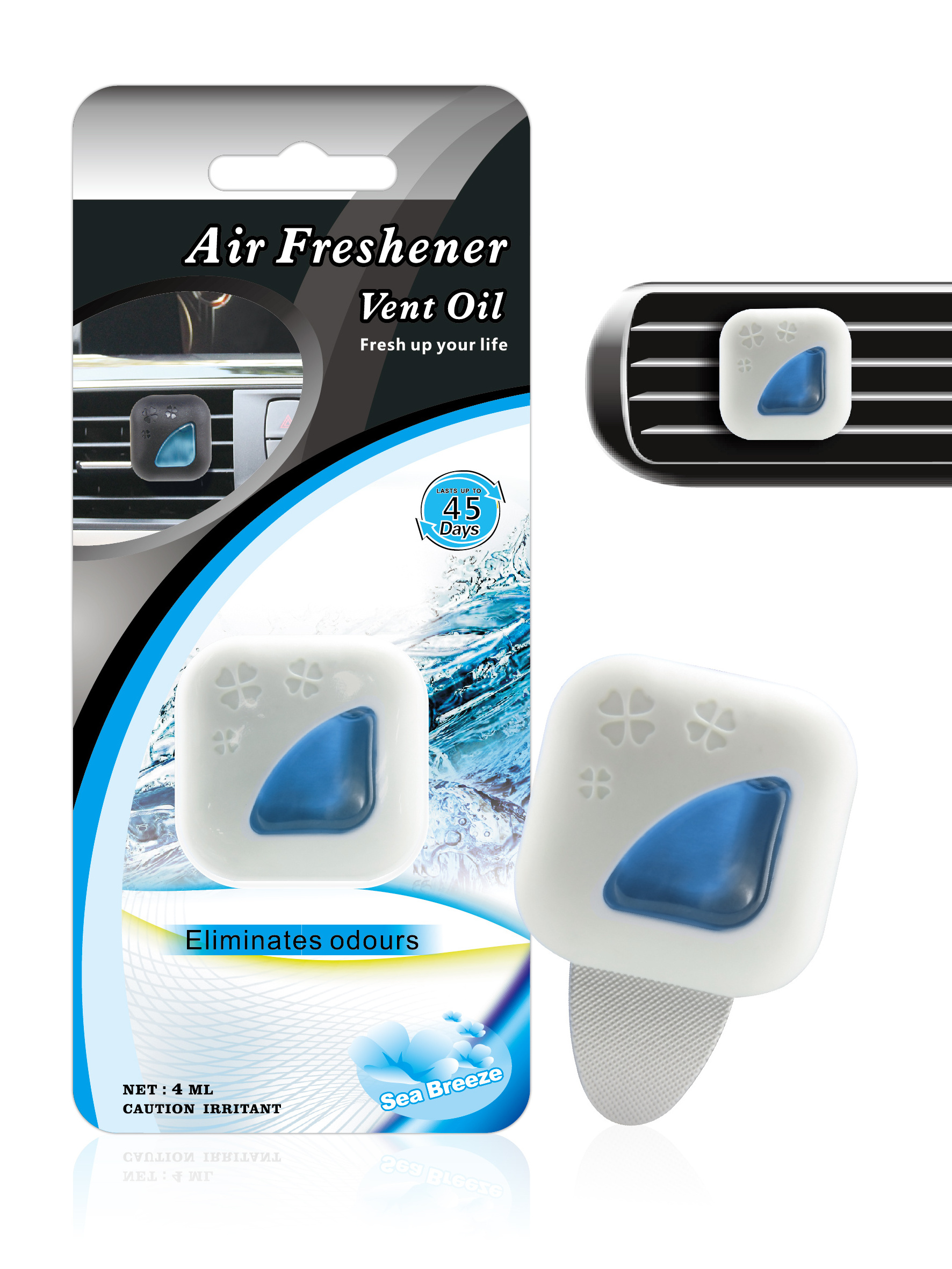 Air freshener car  Vent Clip Custom Oil Absorbent Diffuser Perfume air freshener car