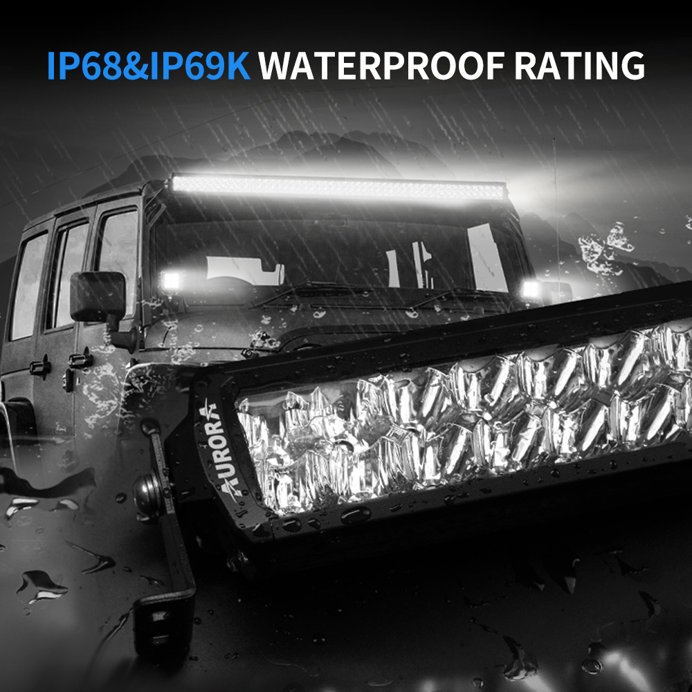 No screw Driving Light Bar 50 inch Roof Top 500W waterproof Automotive Light Bar For Jeep Off-road Night use Led bars