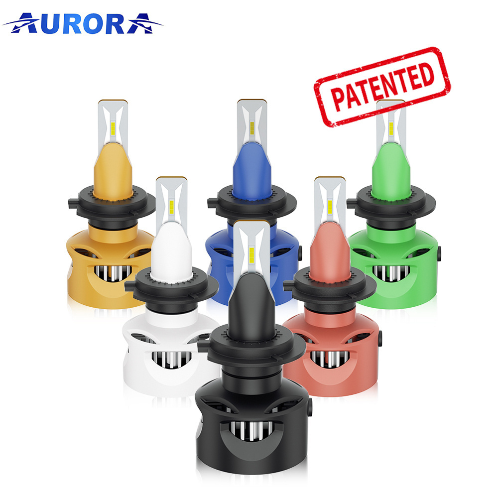 AURORA Patent Design Led H3 H4 H7 9005 Car Light Lamp 6500K H11 H10 Auto Car Led Headlight Bulb