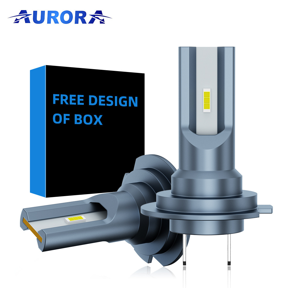 Aurora Patent Super Bright 1+1 Design Single Beam H1 H3 H7 9005 9006 H8 H9 H11 9012 Led Headlight Bulb