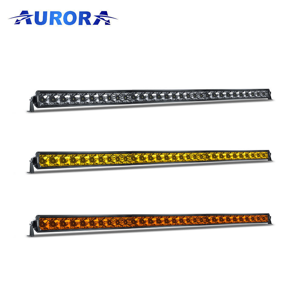 AURORA Light Bar Screwless 40 inch RGB Led Light Bar Aurora barra de luz Off Road Led Lights for Truck