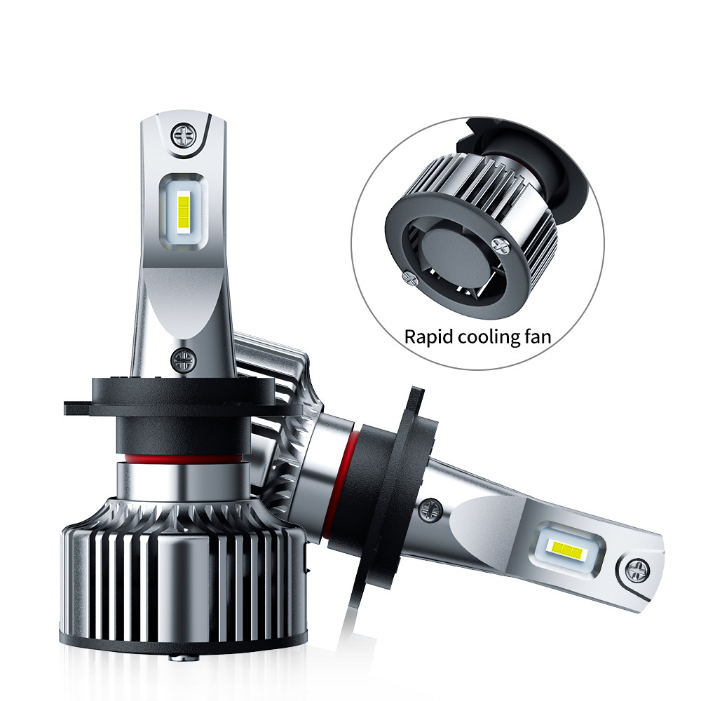 High power Auto LED Headlights 50w 15000LM Car Led Lights  Conversion Kit 6500K H11 H7 9005 9006 H4 H8 LED Headlight Bulbs