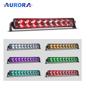 AURORA Light Bar Screwless 40 inch RGB Led Light Bar Aurora barra de luz Off Road Led Lights for Truck