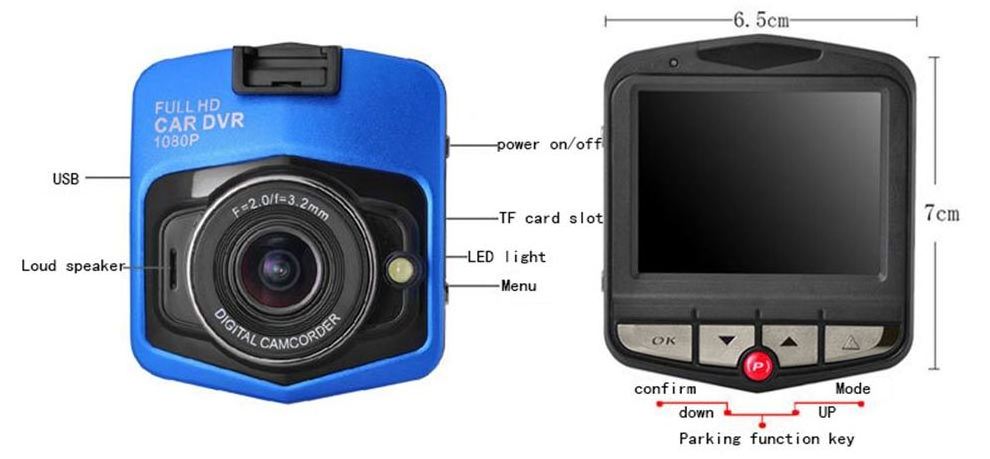 Japan best selling car dvr camera 1920*1080P dual lens dash cam accpect do the OEM Full HD car dvr