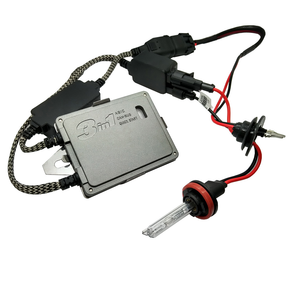 Super white 6000k Xenon 6000k hid bulb H11 Xenon hid conversion kits with Canbus slim ballast