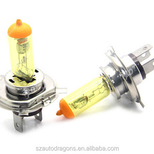 Yellow light bulb h4/car halogen bulb/xenon h4 halogen bulb