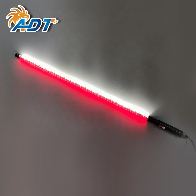 ADT Oem Dual Color White&Red 3ft 5ft 6ft Clear New 360 degree LED Flag Antenna For ATV UTV truck light Buggy led whip lights