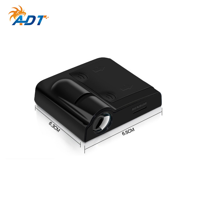 ADT 2019 wireless led shadow car door logo laser projector light with tape