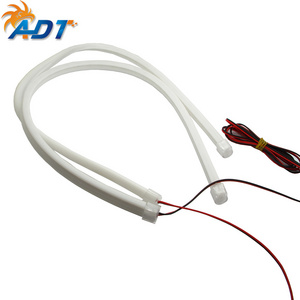 ADT Sequential DRL led Strip Flexible Tube White Amber/Yellow Angle Eye Neon daytime running light