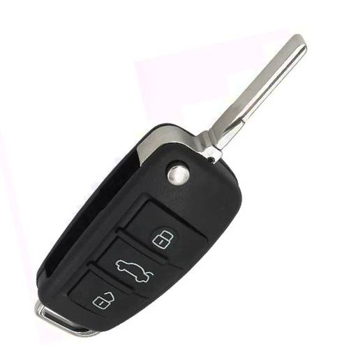 Auto remote folding flip car key for Audi A3 3button 433MHz 8V0837220D keyless mqb