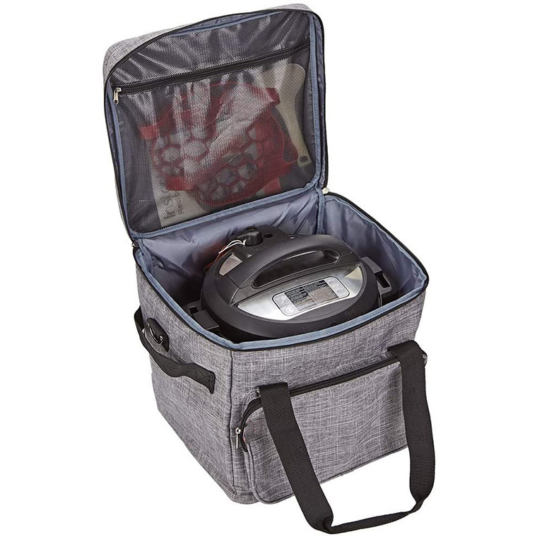 6 Quart Pressure Cooker Insulated Carrier Insulate Pot Carry Travel Tote Bag