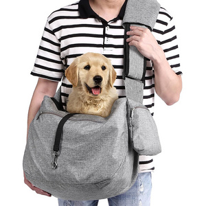 BSCI OEM ODM Factory Custom Pet Supplies Reversible Hands-Free Dog carrier Bag pet sling carrier