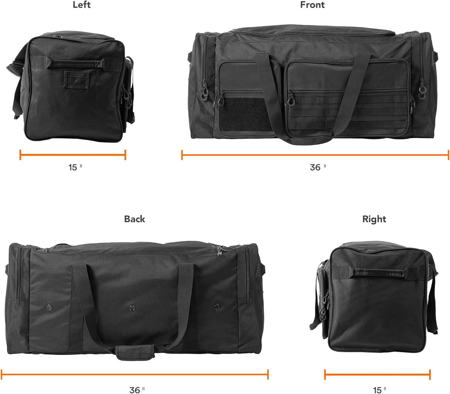 Fashion Heavy Duty Extra Large 130L Sports Gym Equipment Bag with Adjustable Shoulder Strap Tactical Travel Duffle Bag