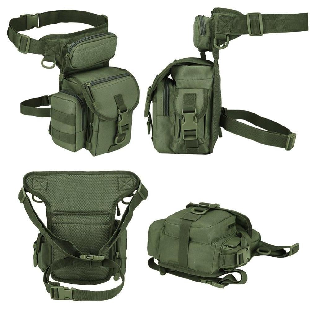 BSCI factory direct sale custom unisex hunting hiking hip belt tactical fanny pack leg bag