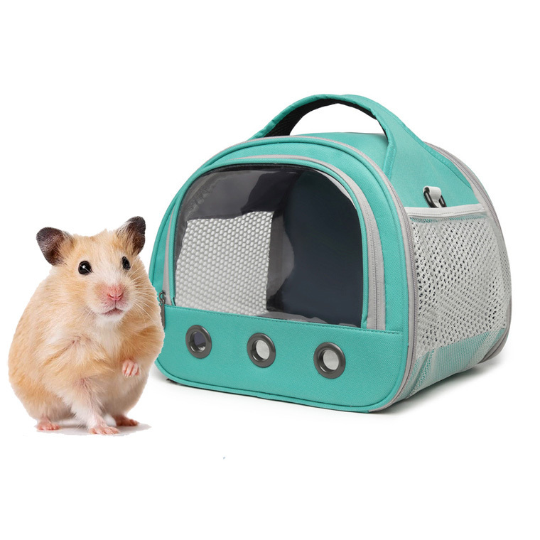 Small Animal Outgoing Travel Pouch Portable Outdoor Hamster Carrier Bag