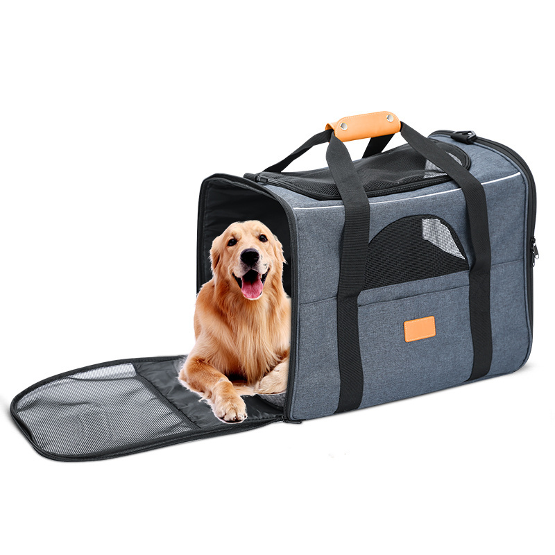 Medium Puppy and Cats Airline Approved Soft Sided Pet Car Seat Safe Carrier Portable Travel Dog Cat Bag