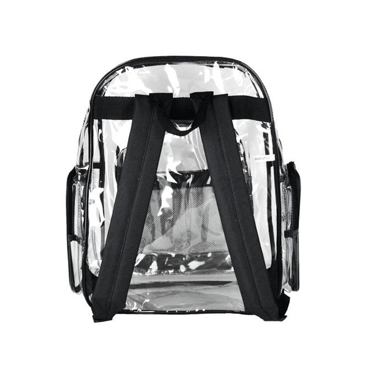 Custom Waterproof Travel Business School Daypack Clear Transparent PVC Backpack