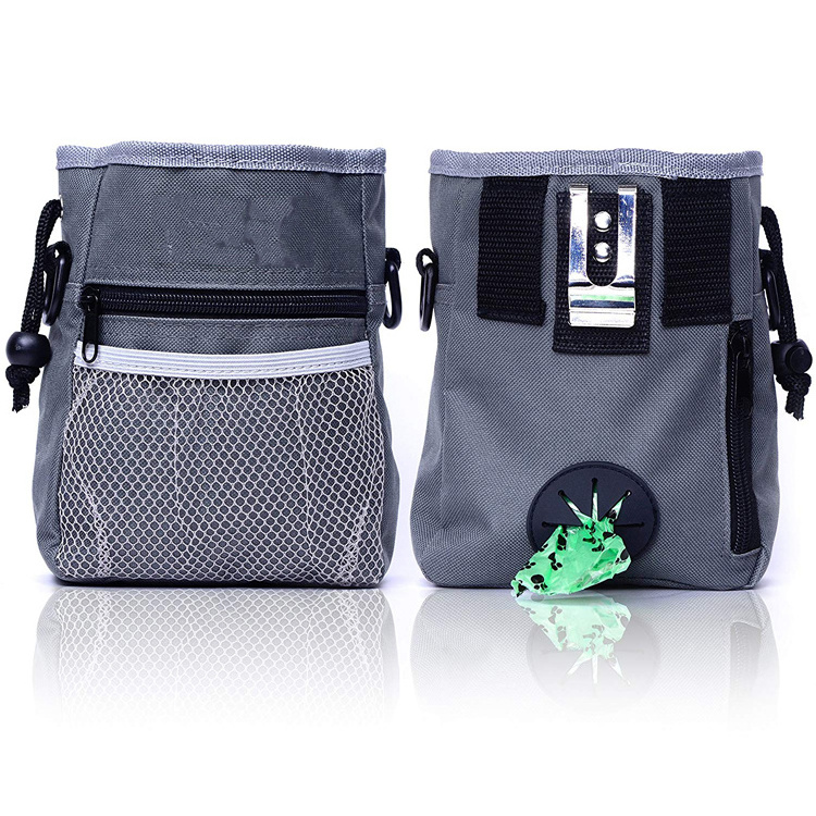 OEM custom logo hot selling high quality cheap pet treat pouch dog training bag