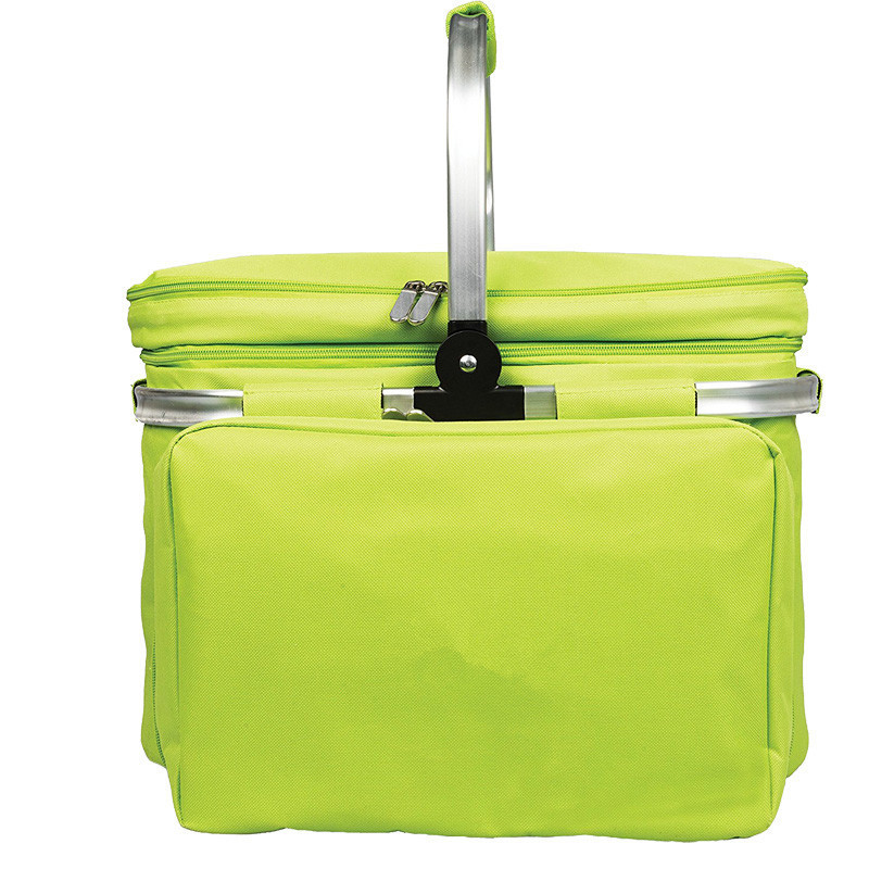 Portable Camping Grocery Insulated Foldable Picnic Basket Set