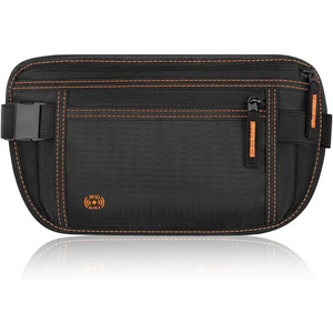 customize factory funky fashion OEM  waterproof rfid blocking ripstop nylon hidden travel money belt