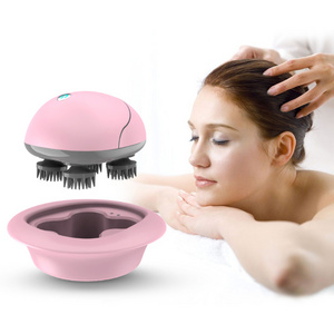 Rechargeable Electric Scalp Waterproof Head Massager  Held Electric Head Scalp Massager