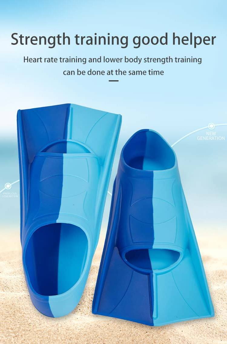 Full Foot Classic Design Pocket Silicone Swimming Fins EU Size 36-38 Wide Size Snorkel Diving Swim Fins